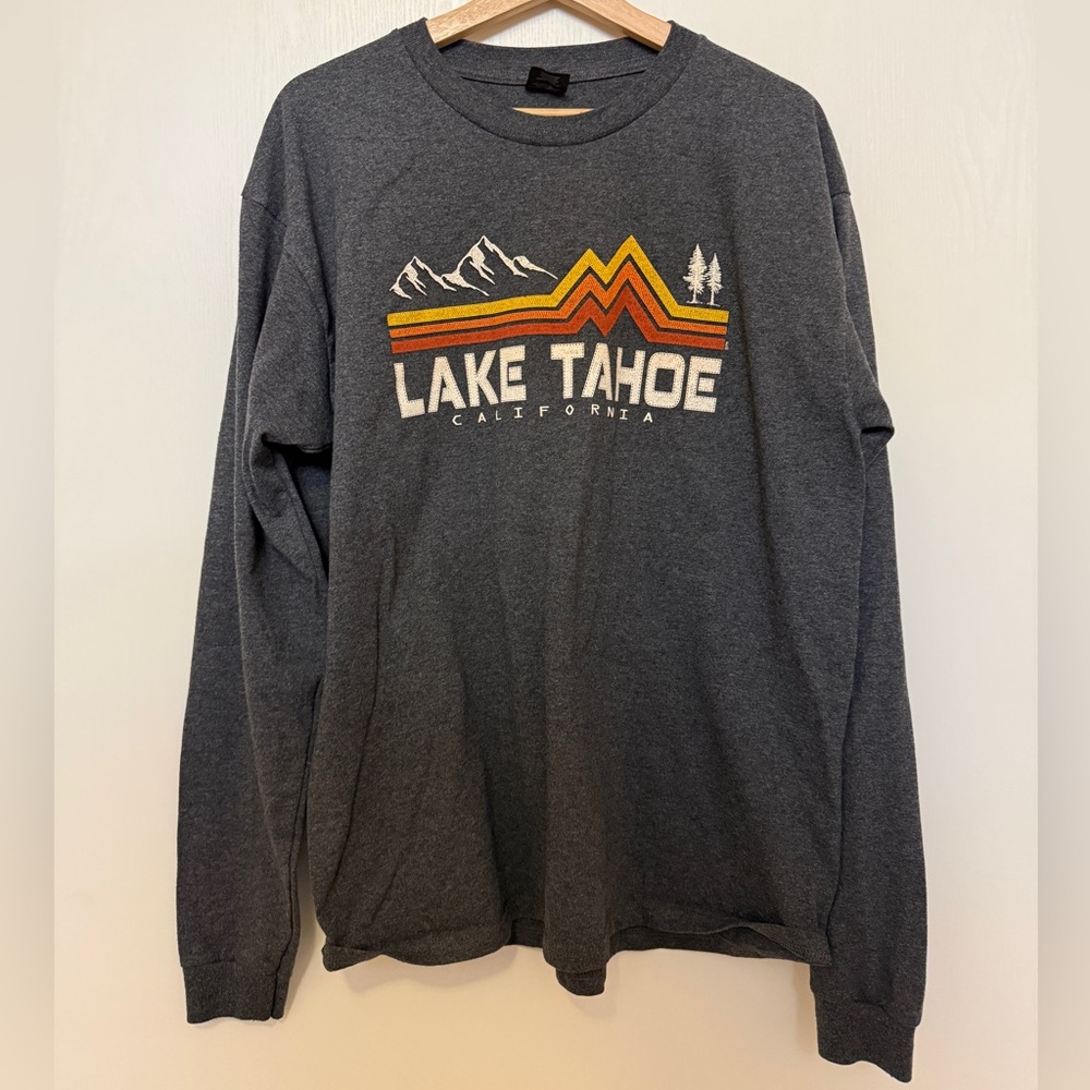 Lake Tahoe Graphic Long Sleeve Tee